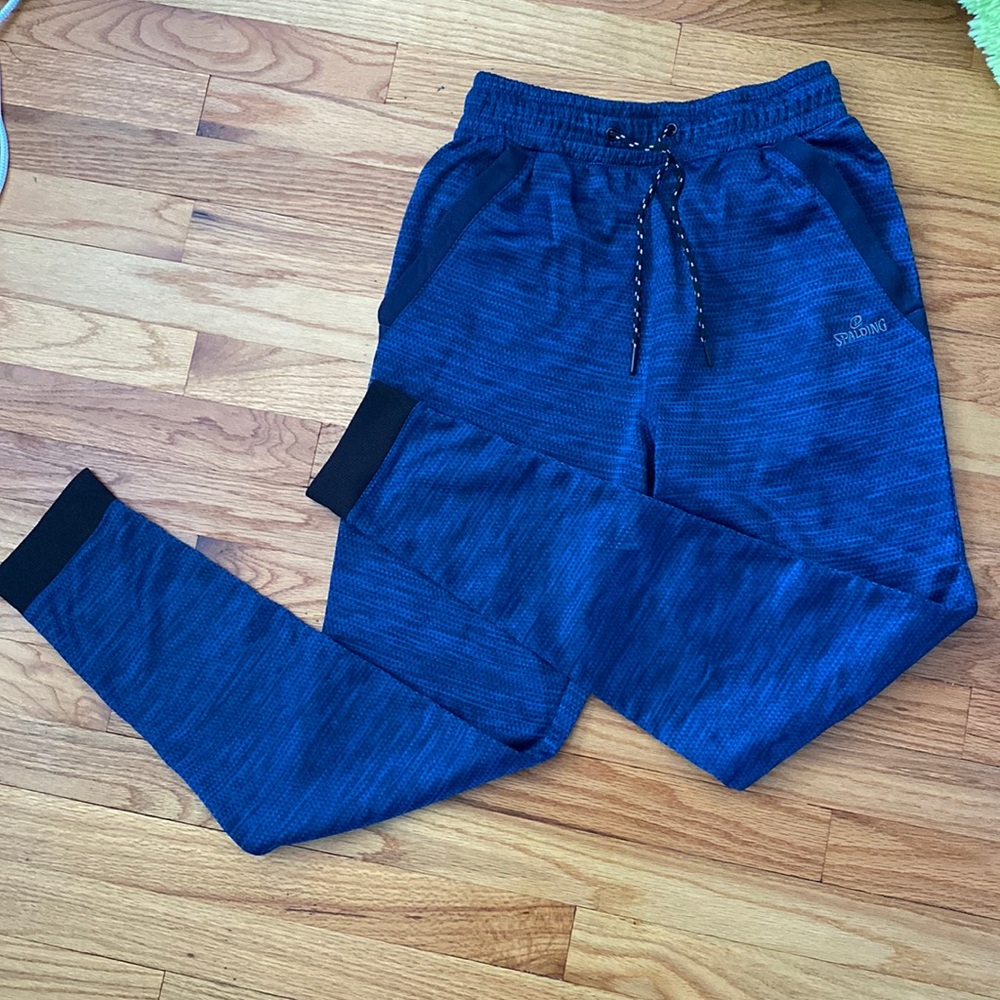 Spalding Blue and Blck Joggers